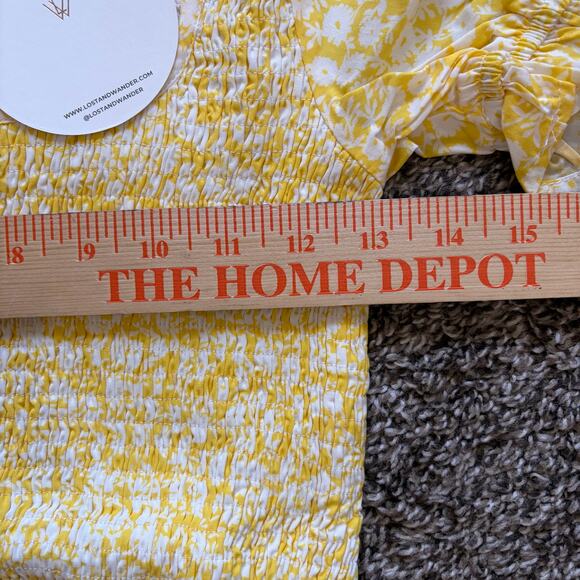 Lost + Wander Dress Lot of of 2 XS Purple Yellow Maxi Midi CottageCore  NWT - Picture 3 of 15